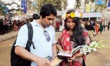 Valentine's Day adds colour to book fair 
