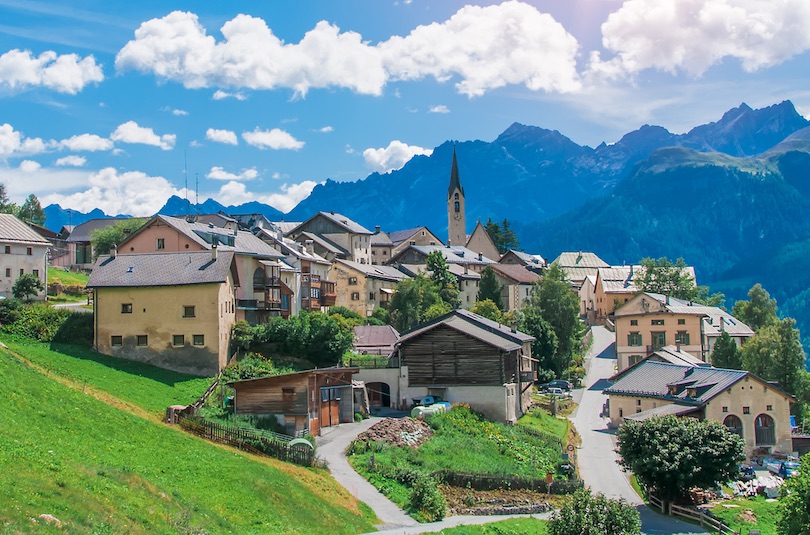 The small town beauty of Switzerland
