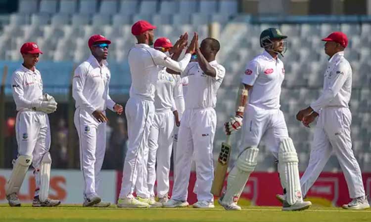 Bangladesh reaches 87 for 2 till lunch on day 1 in Dhaka Test
