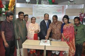 A snap short of the inaugural ceremony of bbarta24.net new office at Kawran Bazar in the capital on Sunday.