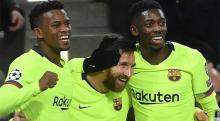 Messi leads Barcelona to 2-1 win over PSV Eindhoven