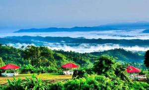 Sajek valley is located in Bangladesh’s Rangamati district, is already a famous destination highly reputed as a kingdom in the clouds.The valley is situated 1,800 feet over the sea-level.